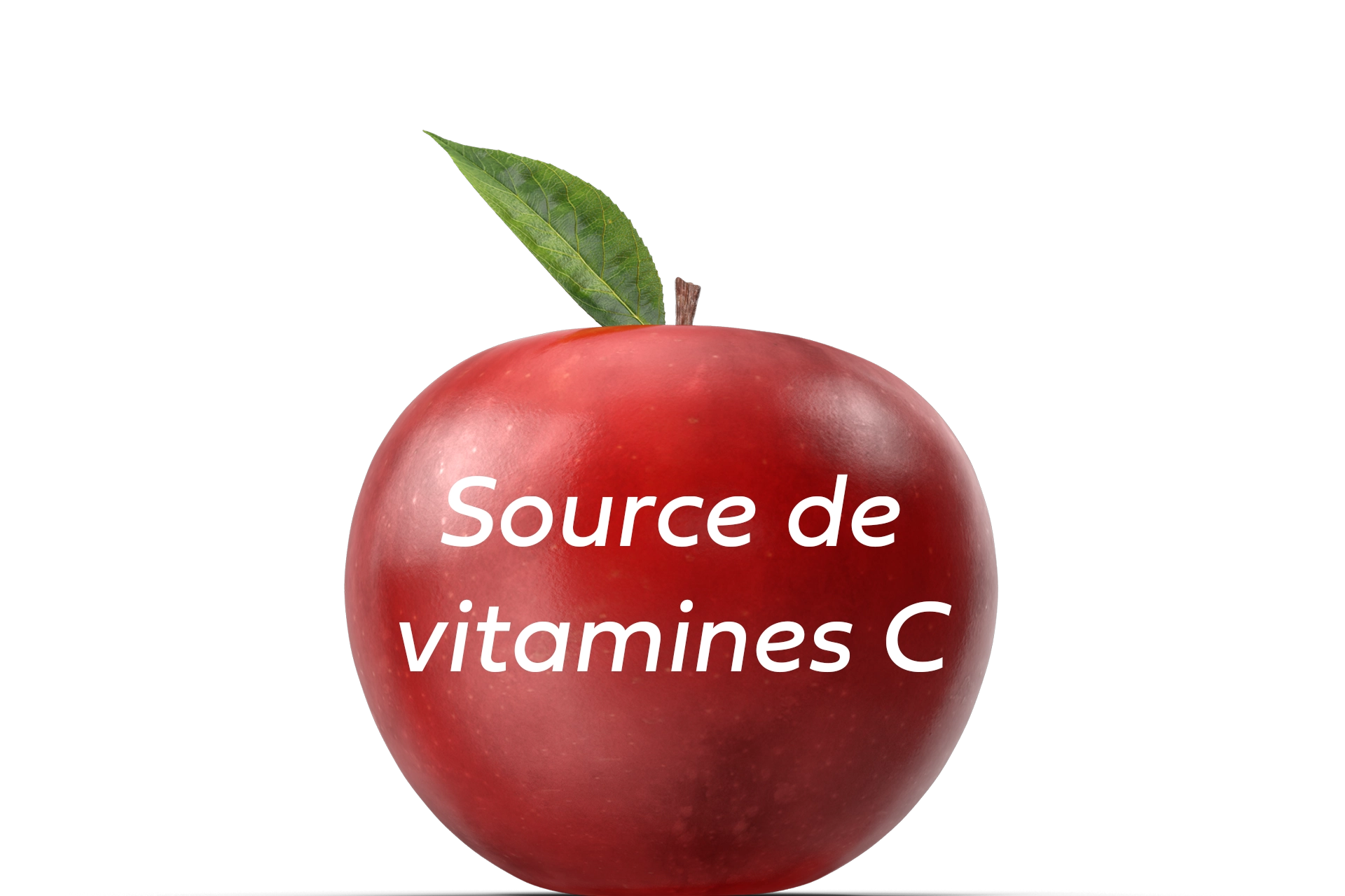 Pomme rouge illustrant l’univers AppleLand