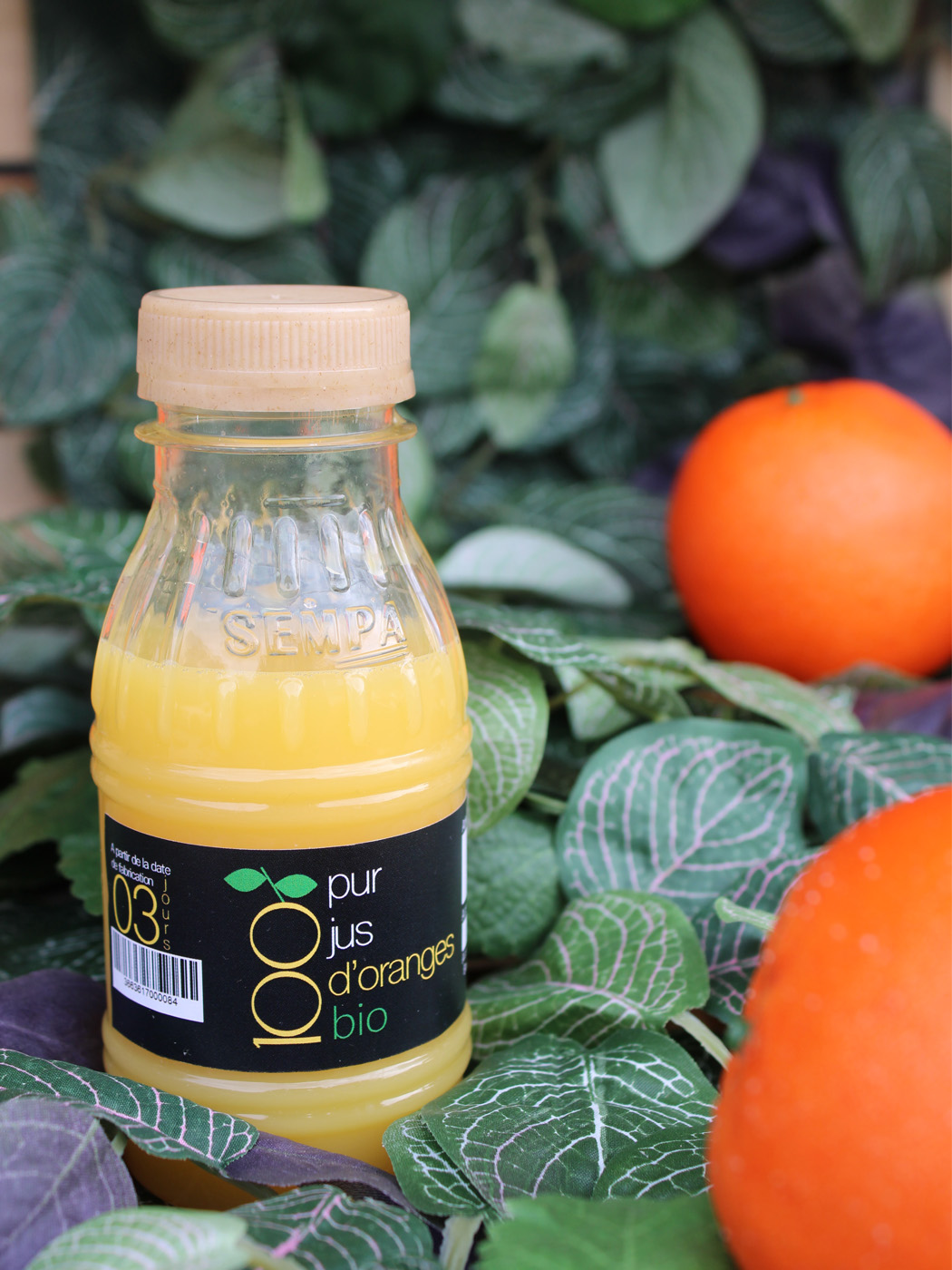 Formats de bouteilles pour la vente de jus frais