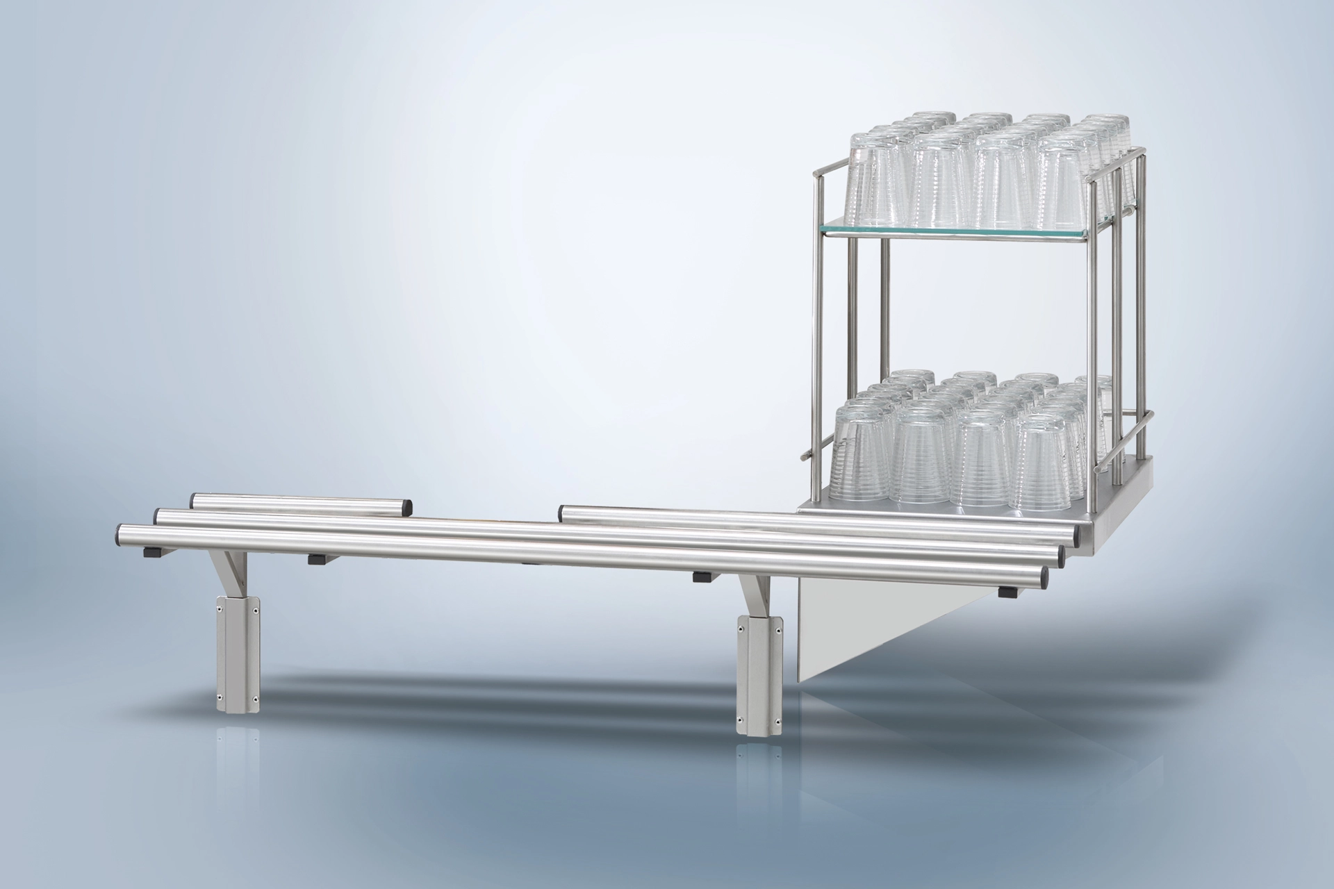 Support de verres proposé avec certaines configurations OL 161 DAS